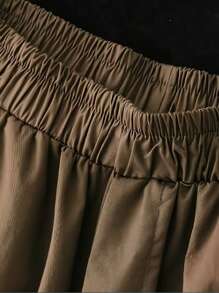 Women's Casual Solid Color Drawstring Harem Pants