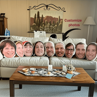 1 Almohada personalizada - Almohada con foto personalizada con diseño de doble cara, tela de poliéster tejida, regalos y recuerdos únicos, cómoda para conducir, elegante y cómoda, única, regalo de cumpleaños perfecto, almohada personalizada para ti, lavable a máquina, impresión digital