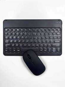 Lightweight Portable Quiet 10-Inch Wireless Mouse & Keyboard Set, Compatible With Multiple Systems Including Laptops, Tablets, Phones For Office And Gaming, Rechargeable Wireless Mouse And Keyboard Set, Compatible With 3 Systems - Multicolor - View 15