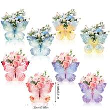 12pcs Butterfly Centerpieces Butterfly Floral Boxes Party Favor Boxes Butterfly Table Decorations For Shower Bridal Shower Wedding Birthday Tea Party