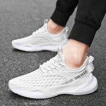 Men's Low-Top Breathable Lightweight Lace-Up Casual Fashion Sneakers, Versatile Sports Shoes For All Seasons