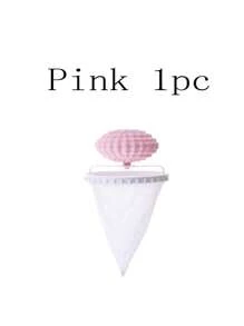 1pc Washing Machine Lint Mesh Filter Bag, Floating Particle Filter & Clothing Cleaning Brush 2-In-1 Ball