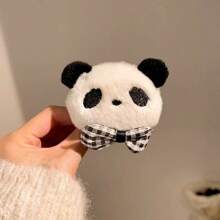Clip de agarre de peluche de panda lindo, pinza para el cabello en la parte posterior de la cabeza, conjunto de clips de agarre de aro para cola de caballo, accesorios para el cabello, adecuados para baño, fiesta, cumpleaños, regalos de Navidad, decoración del hogar, decoración de otoño, accesorios para el cabello de vuelta al colegio