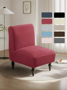 无扶手椅套，大号无扶手拖鞋椅套，可拉伸通用薄面料客厅椅套家具保护套可拆卸可洗适用于家庭酒店客厅，1/2 件套无扶手椅套，可拉伸拖鞋椅套超大可洗家具保护套椅套适用于客厅餐厅酒店 - 彩色 - 查看 19