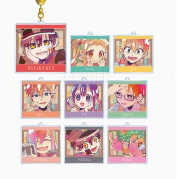 Anime Acrylic Keychain Toilet-Bound Hanako-Kun Character Pendant, Suitable For Bags And Keys,Cosplay Gifts Perfect Gift For Fans