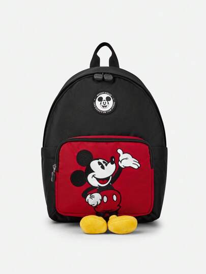 Balabala Disney Cartoon Backpack For Kids - Adorable 3D Design, Plush Details, Lightweight & Durable, Suitable For Boys & Girls