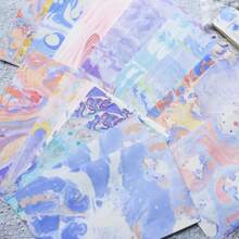 30张海浪剪贴簿纸剪贴簿材料垃圾日记用品美学艺术工艺品子弹日记背景纸、学校用品、返校