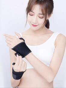 1 pieza Muñequera deportiva, Muñequera térmica magnética que reduce la presión y la molestia mediante compresión y calentamiento de la vaina tendinosa, para hombres y mujeres