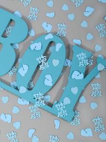 15/30/50g Baby Gender Revealed Paper Scraps For Baby Shower Decorations, Table Scatter, Party Favors, Games & Activities(Blue)