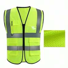 High Visibility Security Working Reflective Vest Personalized Construction Traffic Outdoor Cycling Wear For Men Woman
