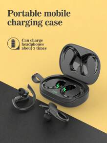 Digital Hearing Aid Hanging Ear Rechargeable Hearing Amplifier With Charging Bin, With Noise Elimination Function, Rechargeable Hearing Aid For The Elderly, Mild And Moderate Hearing Loss, Hearing Aid For The Elderly, The Best Gift.