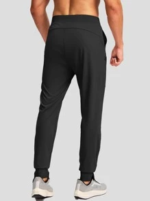 G Gradual Pantalones tipo jogger con bolsillos con cremallera para hombres, pantalones deportivos elásticos, pantalones de entrenamiento para hombres para hacer ejercicio, correr, ir al gimnasio, marca G Gradual
