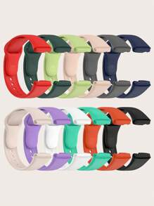 1 pieza Banda de reloj inteligente de silicona de estilo liso con liberación rápida compatible con Redmi Watch 3 Active