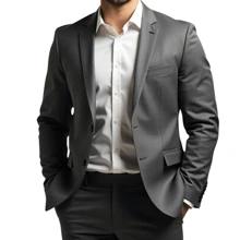 Men's Slim Fit Formal Suit – Sophisticated Design & Slim Fit - View 1