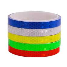 反光带 - 反光警示贴、防水户外自行车轮圈反光带、自行车、摩托车装饰用薄反光贴卷