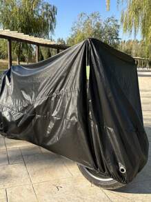 1PCS 210D Bike Cover For  Bikes Storage  Heavy Duty Bicycle Cover Waterproof Anti-UV,Universal Waterproof & Dustproof Outdoor Cover,Universal Indoor/Outdoor Waterproof Sunscreen Cover For Mountain Bike & Motorcycle, All Seasons - Black - View 5