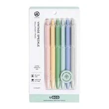 6pk Ballpoint Pens Core Speckle 0.7mm Black Ink-Essential Learning Rials - Limited Time Offer - 1 - View 6