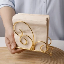 Elegante portavasos de hierro dorado con diseño ondulado - Perfecto para la decoración de la cocina y la mesa del comedor, adecuado para el hogar, el hotel, la cafetería y el hostal | Organizador multiusos para Halloween, Navidad, Pascua, Acción de Gracias