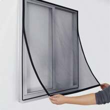 Magnetic Window Insect Screen Mesh Net Fly Mosquito Bug Netting Moth Cover 60*100cm / 70*130cm / 70*150cm - Black - View 5