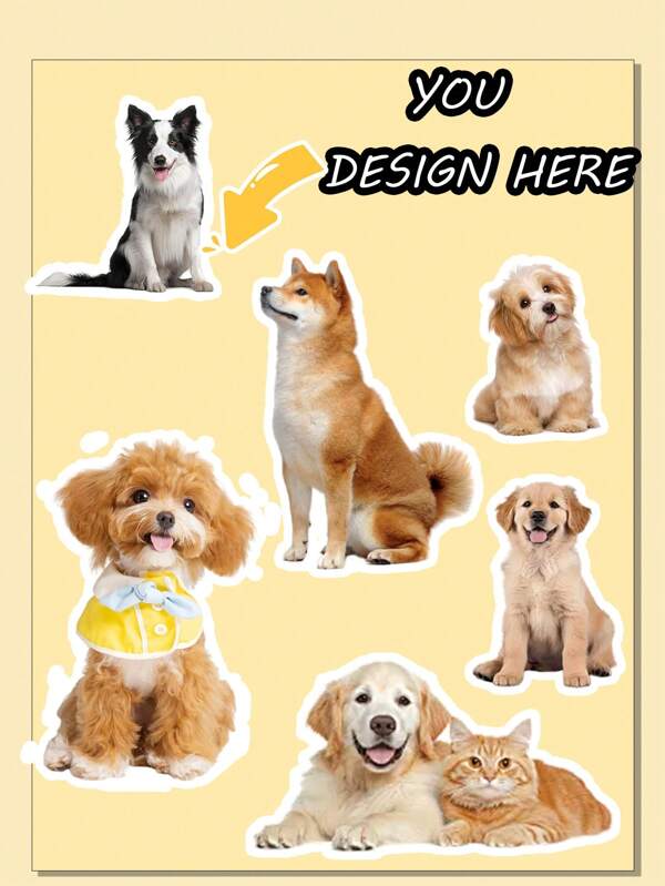 1 Adesivo personalizzato con foto - Adesivo personalizzato con foto per computer portatile, borraccia, custodia per telefono - Adesivo con foto personalizzata - Personalizza la tua foto, Adesivo impermeabile con foto personalizzata del tuo animale domestico