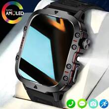 Ligo 男女通用智能手表，语音助手，呼吸训练，亮度调节，抬腕唤醒，多种运动模式，天气预报，手电筒，时钟，闹钟，计算器，不锈钢表带，无线连接，180mAh 锂离子电池，锌合金表壳，可充电 - 彩色 - 查看 2