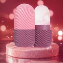 1pc Ice Face Roller, Ice Roller For Face & Eye Puffiness Relief, Facial Massager Contour And Enhance Skin Care & Glow, Ice Facial Roller Mold Cube Back To School - Multicolor - View 4