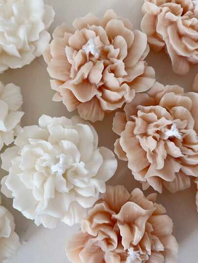 [Premium Flexible Silicone Mold] 3D Carnation Shaped DIY Scented Candle / Handmade Soap Making Tool, Non-Stick & Easy Release, Mother's Day Creative Gift, Home Decor Essential