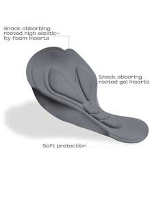 Quần yếm đạp xe nữ Wulibike có đệm, quần đạp xe 4D có đệm dành cho nữ với túi lưới. - Màu xanh hải quân - Xem 5