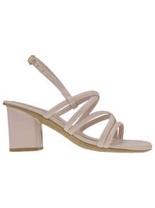 Women's High Heel Sandals Straps Elegant Formal Party Casual Mid-Season - 淺粉色 - 查看 5