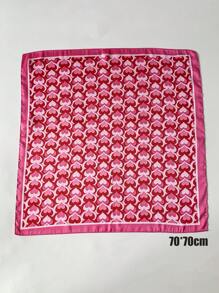 1 Nowość Modne 70cm Damskie Satynowe Uniwersalne Akcesoria Do Codziennego Użytku, Odpowiednie Na Wszystkie Pory Roku, Bandanatop Jedwabna Chustka Jedwabna Bandana,