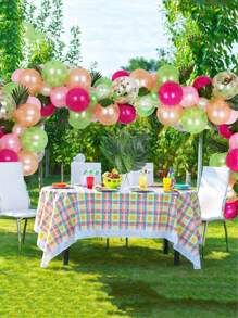 7 pièces Feuilles de palmier et rotin artificiel, pour la chambre, la décoration de la maison, le remplissage de vase, les arrangements floraux, les fêtes à thème, le centre de table, les anniversaires, les fêtes hawaïennes, les rassemblements familiaux, les accessoires photo, la décoration extérieure de jardin