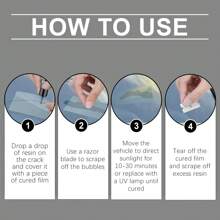 Glass Crack Repair Kit Clear Vision Car Front Windshield Nano Repair Liquid Kit