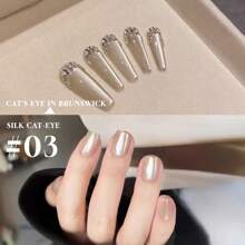 Esmalte de Unha Miss Comoy 15ML Burst Flash Moonlight Leite de Coco 2025 Novo Glitter Fino Popular Lantejoulas Unha de Gato Unha Brilho Adesivo de Unha Comumente Usado em Salão de Beleza