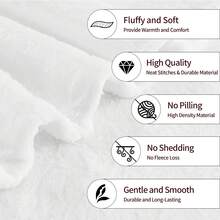 Castle On A Cliff With Pink Flowers And A River Under A Starry Sky Printed Blanket Anti-Shedding Fleece Grip Blanket 330GSM Thickened Blanket Bedroom Sofa Travelling_00001_ - Picture Color - View 3