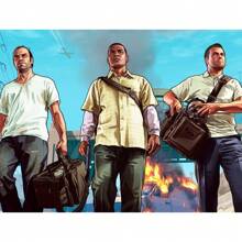 1 pièce Affiche murale avec cadre en option, Pop Art GTA 5 Vices, la capitale sainte, 5 stars, bon citoyen, trio de voyous, photo de groupe magnifique. Collection d'affiches artistiques à décorer la salle de jeu. Peinture HD cadeau de décoration