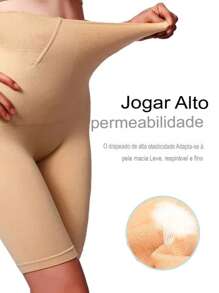 Shorts Shaping Belt With 2 Steel Ribs Compression - Màu be - Xem 2