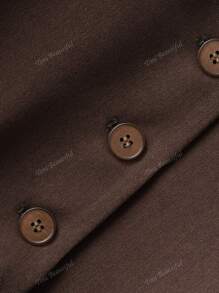 Damen Weste in Unifarbe, V-Ausschnitt Jacke, figurbetonender Schnitt, für Frühling/Herbst, modisch für den täglichen Gebrauch, nahtloses Design, Bekleidung