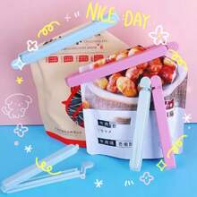 5pcs Jumbo Size Airtight Food/Snack Bag Sealing Clips, Kitchen Seasoning Preservation Fresh-Keeping Clips - Multicolor - View 1