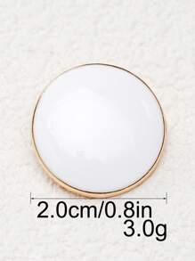 10 قطع/عبوة أزرار معدنية مدورة عالية الجودة بطلاء معدني مصقول بطريقة يدوية مرسومة، أزرار زخرفية متعددة الاستخدامات للقمصان والسترات والبدلات والفساتين والمعاطف والأحذية والقبعات والحقائب والأوشحة، إكسسوارات DIY