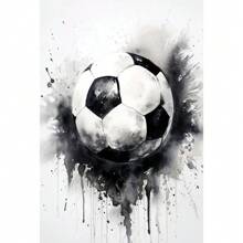 1 tấm áp phích nghệ thuật treo tường Pop Watercolor Graffiti Football Shoes Canvas Painting Modern Art Poster Inspirational Wall Picture Men Boy Living Room Home Decor Canvas, Không khung - Nhiều màu - Xem 35