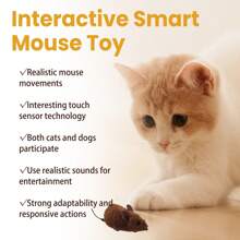 1pc Realistic Plush Mouse Doll Designed For Cat Lover And Cat Mom Loves & Dog Lover And Dog Mom Loves. This Fake Mouse Imitates The Appearance And Movement Of A Real Mouse, Attracting Cat/Dog Lover Gift And Dog/Cat Mom Love Pets Attention And Helping Them Relieve Boredom. It Encourages Cat/Dog Lover Gift And Dog/Cat Mom Love Pet-Owner Interaction And Increases Cat/Dog Lover Gift And Dog/Cat Mom Love Pet Activity And Entertainment.