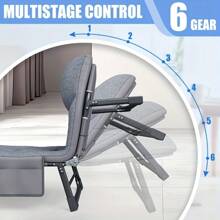 Portable Folding Camping Bed, Folding Single Sofa Bed - Adjustable Sofa Bed, Suitable For Camping And Travel, Comes With Soft Cushions And Pillows, Perfect For Holiday Gifts, Perfect For Outdoor Camping.
