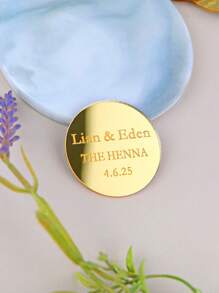 个性化雕刻亚克力海娜派对标签，婚礼姓名标签，纸杯蛋糕装饰圆形标签，适用于海娜日、母亲节、毕业典礼等场合。多功能、可调节、装饰性强、可重复使用、精致可爱、高品质、现代、色彩缤纷、舒适时尚、可定制、个性化、独特。是送给他的理想礼物，也是送给她的理想礼物，适合送给男友、女友、爸爸、妈妈、家人、朋友、儿子、女儿、办公室、茶室、学校、家庭、家居装饰、定制派对用品、圣诞装饰、乔迁之喜等场合。寓意永恒的爱。 - 彩色 - 查看 13