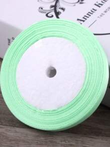 1 Roll 1cm X 25yd Satin Ribbon Hairbands DIY Craft Gift Wrapping Cake Decoration Strings - Multicolor - View 38