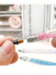 1pc Random Color Automatic Refillable Mechanical Pencil, Endless Graphite Leads, No Sharpening Needed Back To School