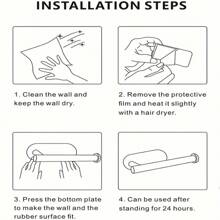 Easy-Install No-Drill Paper Towel Holder
