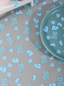 15/30/50g Baby Gender Revealed Paper Scraps For Baby Shower Decorations, Table Scatter, Party Favors, Games & Activities(Blue)