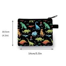 Monedero monedero para niñas, monederos de cambio, organizador de lona pequeño, bolsa de maquillaje mini con cremallera para niños, adolescentes, niños y niñas