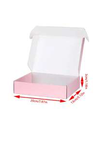 10 piezas, Caja de regalo color macaron - Cajas envío de cartón corrugado para embalaje, regalos artesanales, productos para pequeños negocios, bodas y fiestas - Multicolor - Ver 3