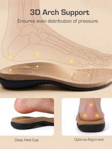 Women Thong Sandals Orthopedic Arch Support Flat Sandals Comfortable Soft Cushion Summer T-Strap Flats Shoes - 駝色 - 查看 2